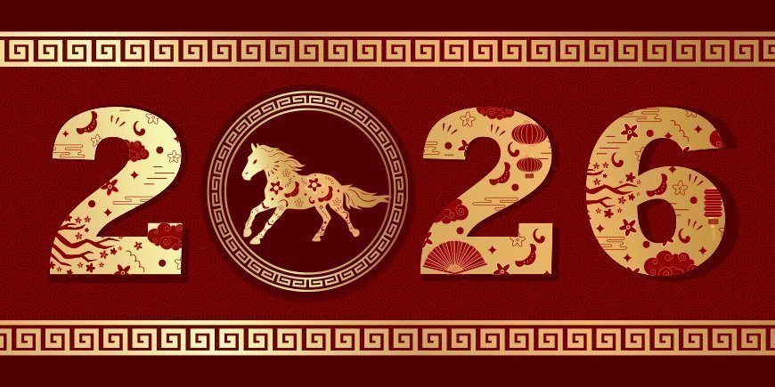 Symbol des chinesischen Neujahrs 2026