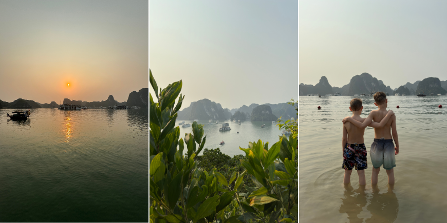 Wir schwimmen im Wasser