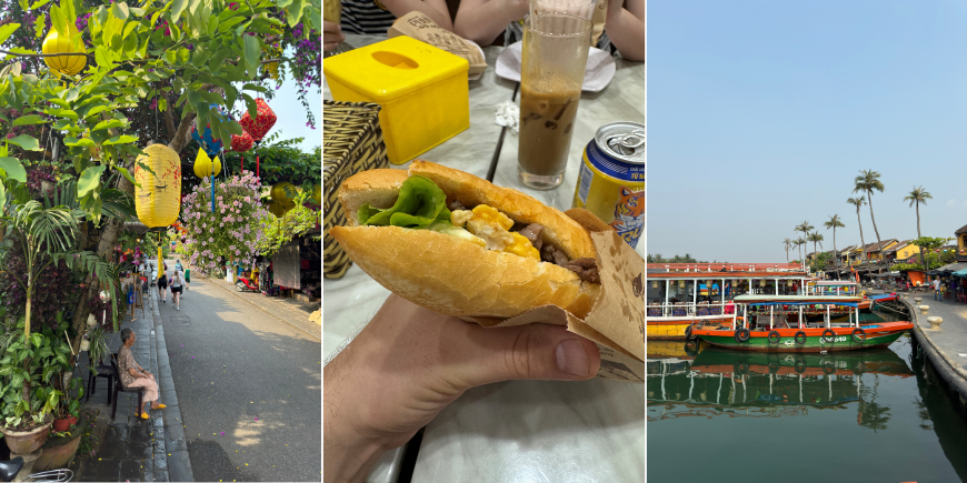 Wir probieren das berühmte Sandwich