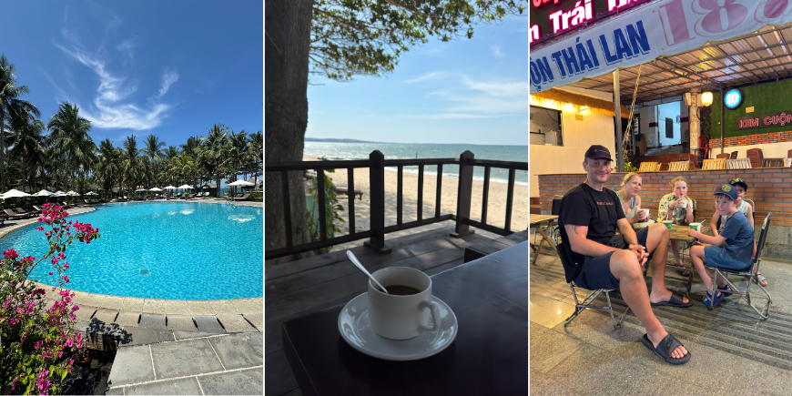 Entspannen mit Eis und Pool