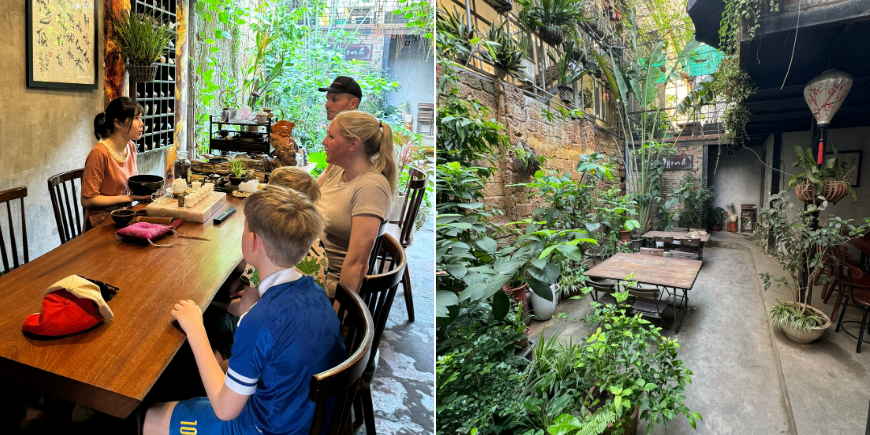 Die Straßen in Vietnam waren sehr belebt