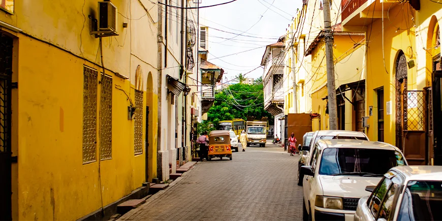 Die Altstadt von Mombasa