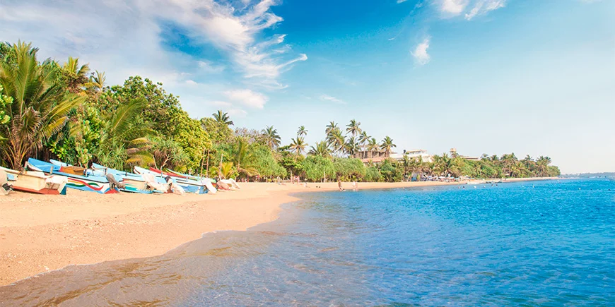 Schöner Tag am Bentota Beach