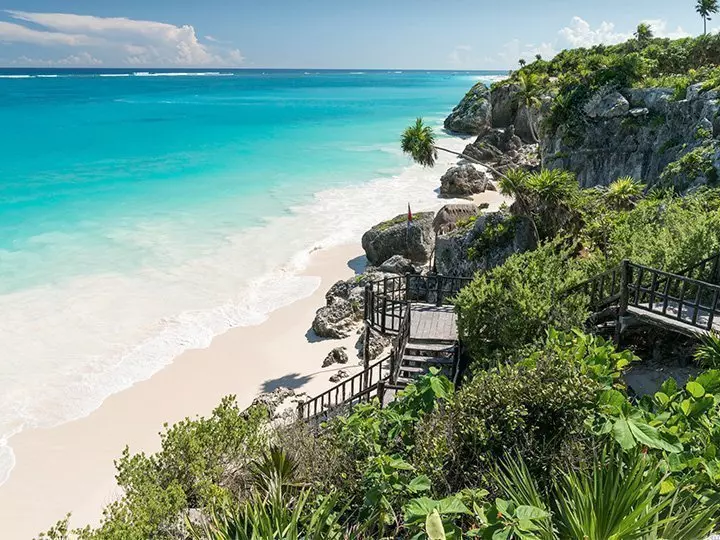 Strand von Tulum, Mexiko