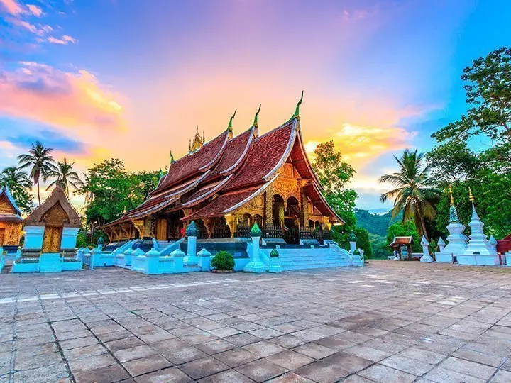 Tempel Wat Xien Thong in Luang Prabang, Laos