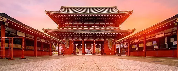 Tempel Sensō-ji in Asakusa, Tokio