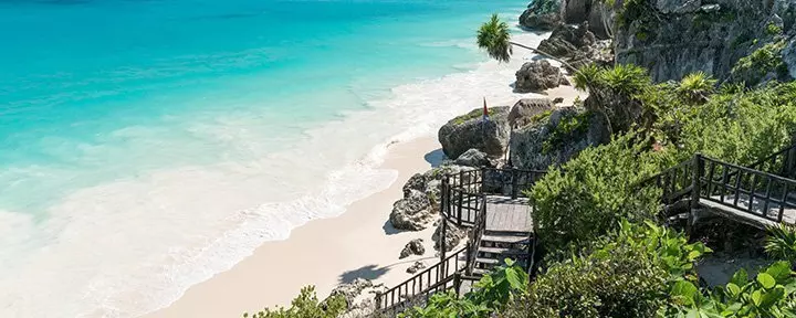 Strand von Tulum, Mexiko