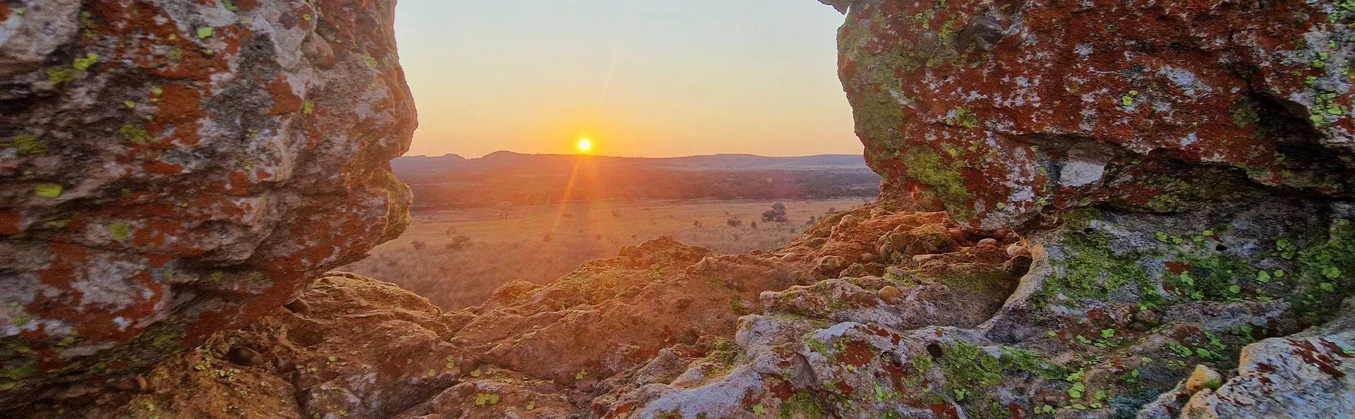 Sonnenuntergang im Isalo-Nationalpark in Madagaskar